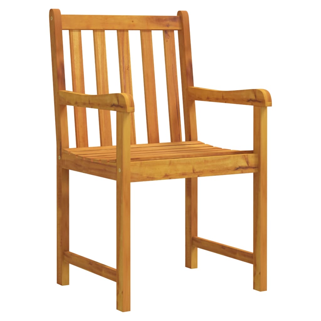 Tuinstoelen 2 st massief acaciahout
