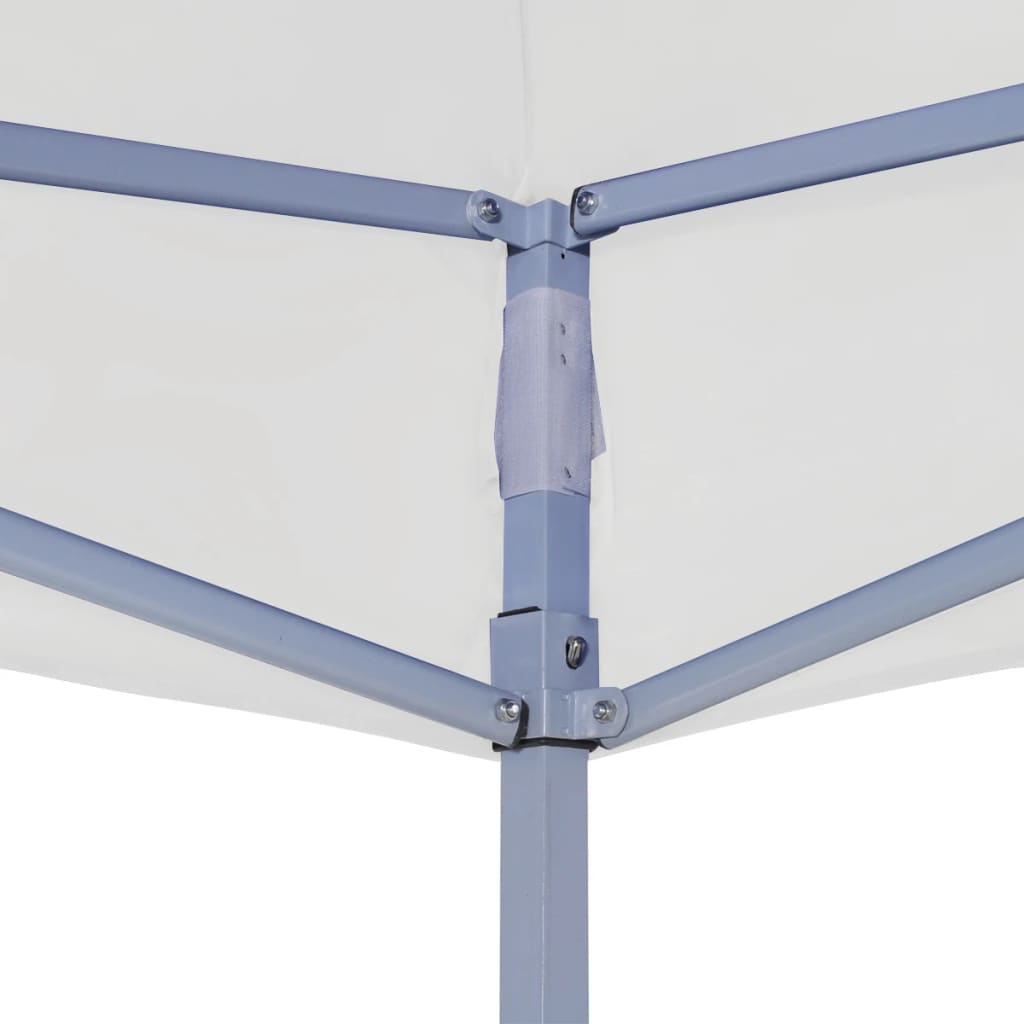 Partytent inklapbaar 3x3 m staal wit