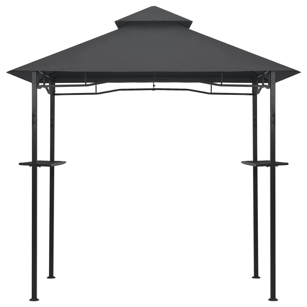 Barbecue paviljoen 240x150x255 cm staal antraciet