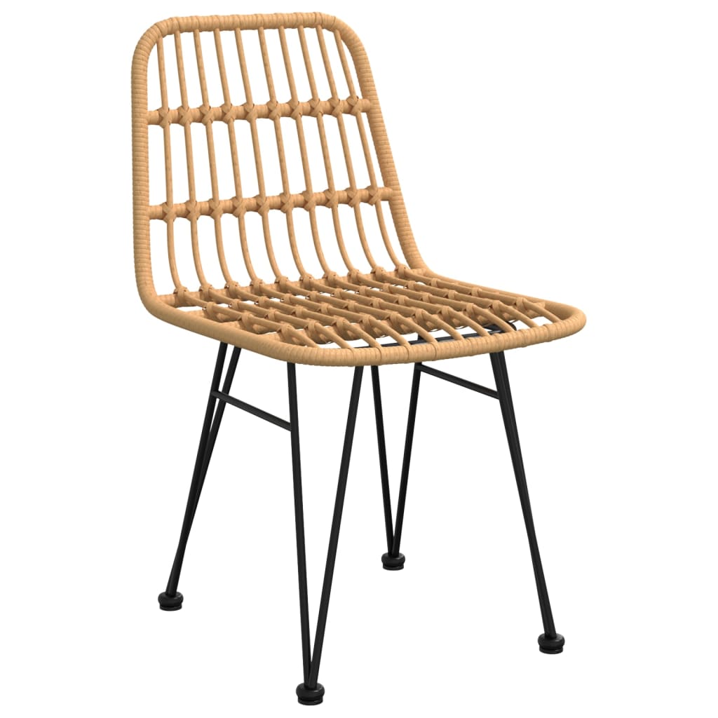 Tuinstoelen 2 st 48x62 84 cm PE-rattan