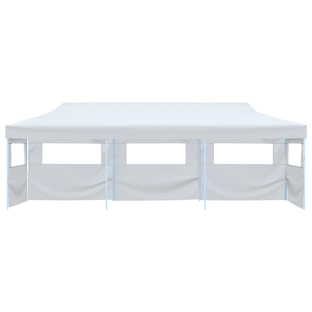 Partytent pop-up met 5 zijwanden 3x9 m wit